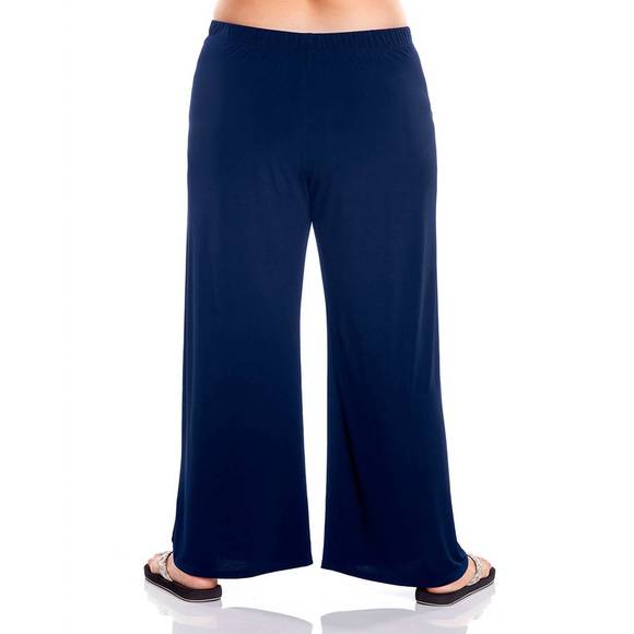 NEW ALWAYS FOR ME plus size lounge pants in navy - Picture 2 of 2